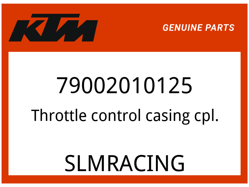 KTM OEM Part 79002010125 Throttle control casing cpl.