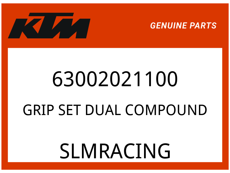 KTM OEM Part 63002021100 GRIP SET DUAL COMPOUND