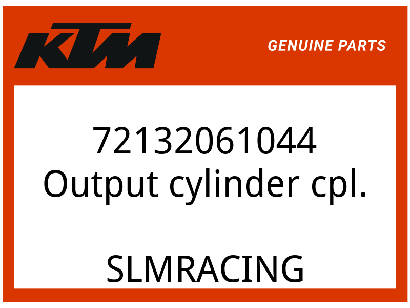 KTM OEM Part 72132061044 Output cylinder cpl.