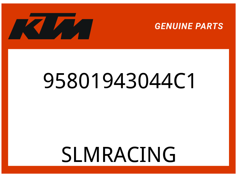 KTM OEM Part 95801943044C1 Handlebar mount kit
