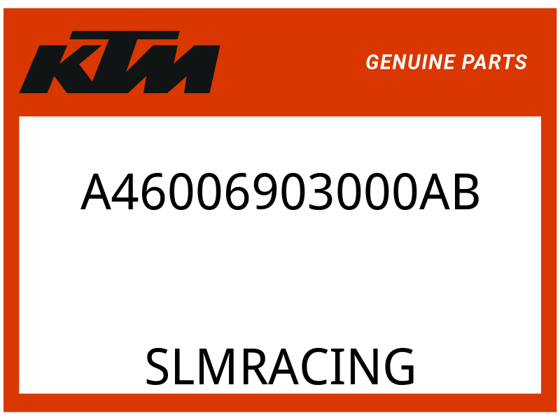 KTM OEM Part A46006903000AB Air filter cover