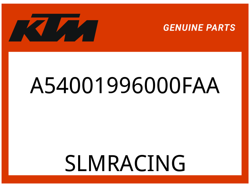 KTM OEM Part A54001996000FAA Factory start device