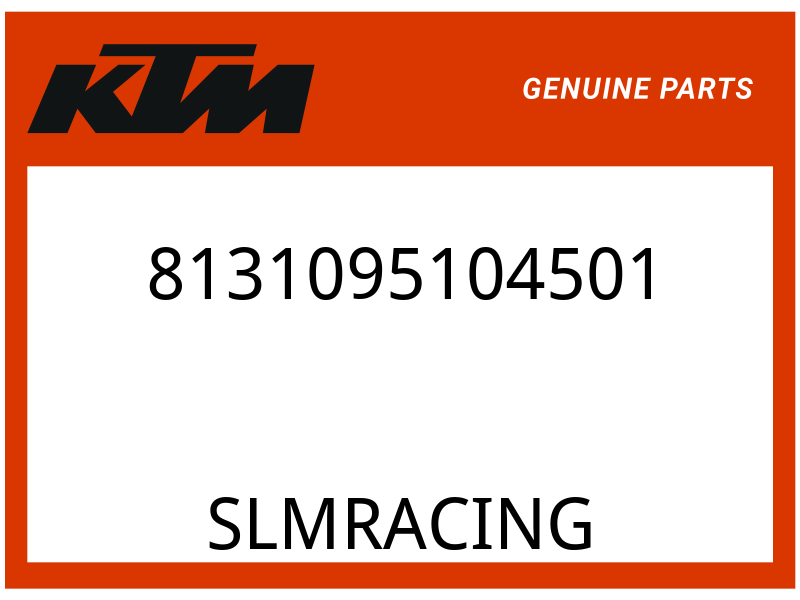 KTM OEM Part 8131095104501 Supersprox stealth rear sprocket