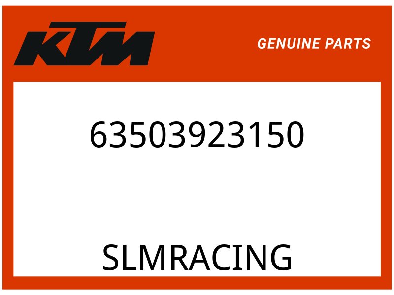 KTM OEM Part 63503923150 Stand plate large